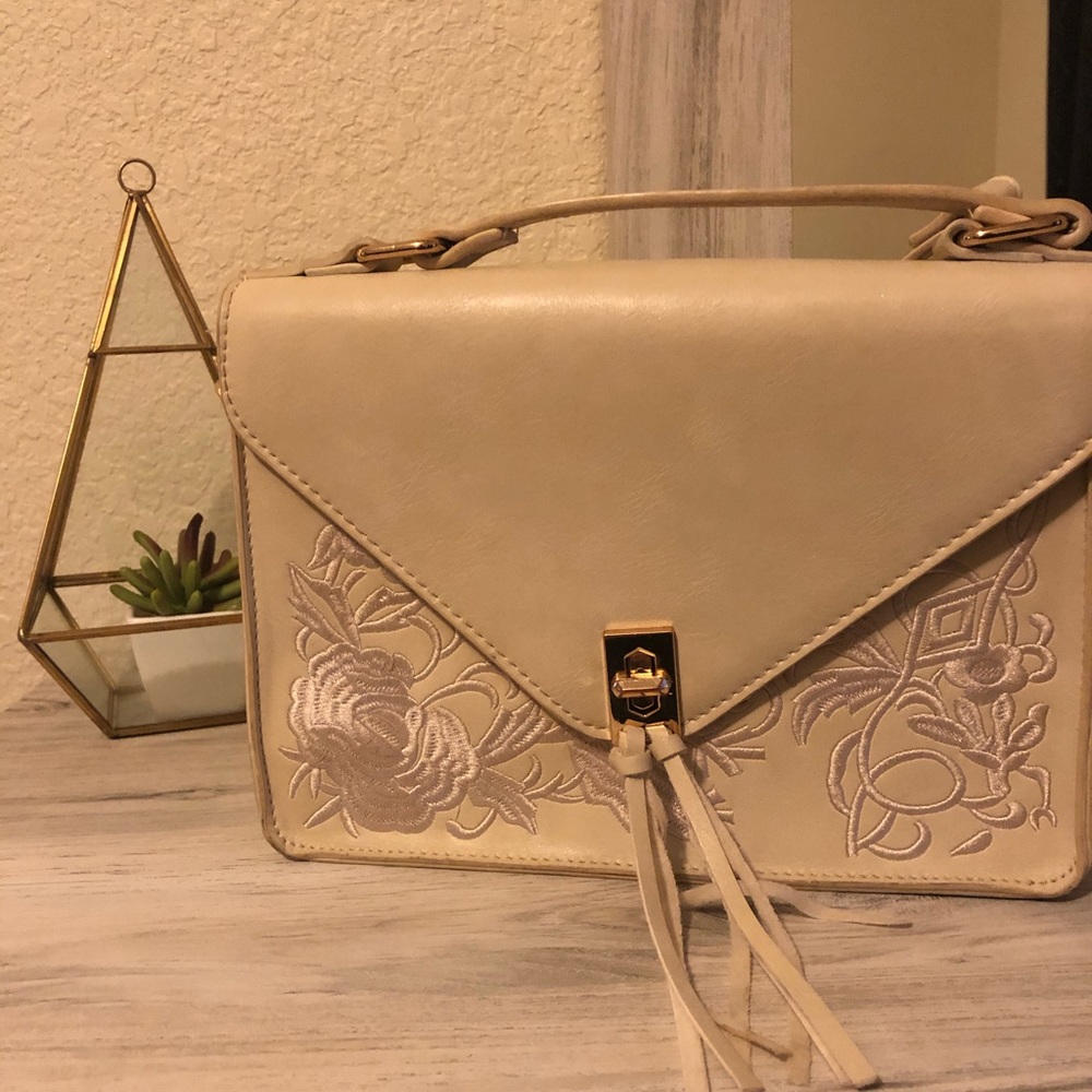Cream Crossbody Bag